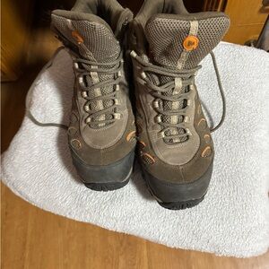 Merrell Brown and Orange Outdoor Footwear